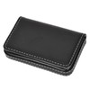 Vesaneae Business Card Holder, PU Leather Name Card Case, Flip