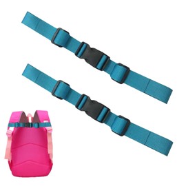 Pack of 2 Adjustable Chest Strap Backpack, Backpack with Chest Strap, Children's Backpack Strap, Chest Strap, Retrofitting, Non-Slip, Durable Accessories, Retrofitting for School Backpack, Travel