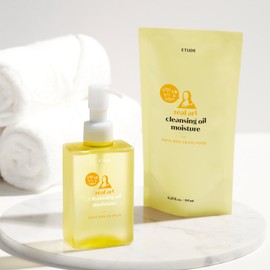 Etude Real Art Cleansing Oil Moisture Product + Refill / 에뛰드 리얼아트 클렌징 오일 모이스처 본품 + 리필