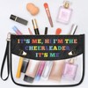 Cheerleader Gift PVC Makeup Bag for Women Cheer Team Gift