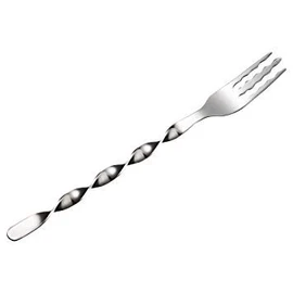 Kurukuru Pasta Fork, Medium, w/Mat