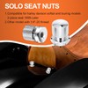 AEEAST Chrome Solo Seat Nuts, Seat Screws 1/4“ 20 Mounting