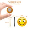 MORCART Pack of 28 Magnets, Emoji Fridge Magnets, Funny Smiley