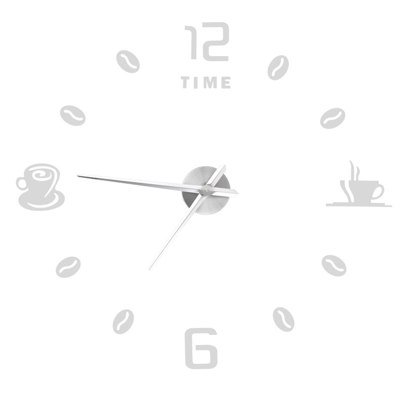 Modern Large Frameless DIY Wall Clock Mirror Surface Sticker for