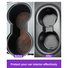 VEIROOM Cup Holder Mats for Mitsubishi Outlander 2022-2025, 17Pcs/Set Soft
