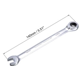 sourcing map 5/16 Inch Ratcheting Combination Wrench SAE 72 Teeth 12 Point Ratchet Box Ended Spanner Tools, Cr-V
