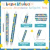 100 Pcs Attendance Award Pens Bulk, Awesome Star Retractable Ballpoint