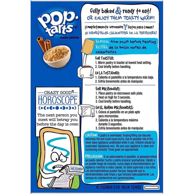 Kelloggs Poptarts Kellogg's Pop Tarts Frosted Brown Sugar Cinnamon 14