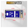 JOYCOURT Handicap Placard Holder for Car, Disabled Parking Permit Sign