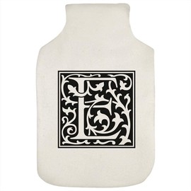 'Decorative Letter E' Hot Water Bottle Cover (HW00020636)