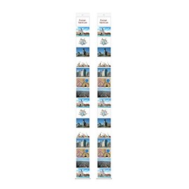 trendfinding 2 Photo Pockets 10 x 15 cm for 16 Photos Landscape Format Decorative Photo Pictures Card Holder Photo Wall Photo Curtain Photo Holder Card Holder