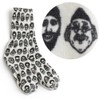 Gymmaster Socks, Thick, Middle Length, Happy Paint, Total Pattern, Non-Slip,