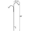 American GardenWorks Offset Double Shepherd Hooks, 5 Inch 6 Inch