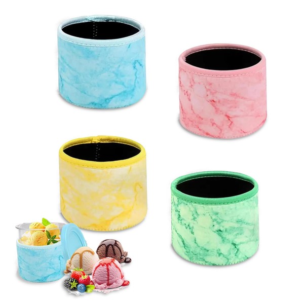 CIYIN Pack of 4 Ice Cream Neoprene Sleeve for Ninja