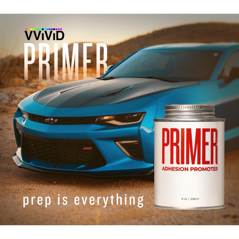 VViViD Primer Adhesive Promoter (236 ML), for Painting, Metal, Plastic,