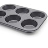 HYTK Muffin Pan 6 Cup Cupcake Baking Pan No Stick