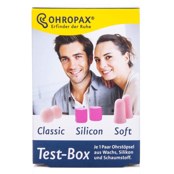 Ohropax Test-Box 3 Sorten Ohrstöpsel