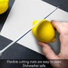 Cut N' Funnel Clear Flexible Plastic Cutting Board Mat, 2