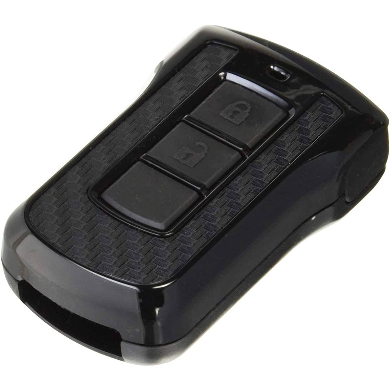Carmate DZ294 Car Key Case Remote Control Mitsubishi Solid Carbon