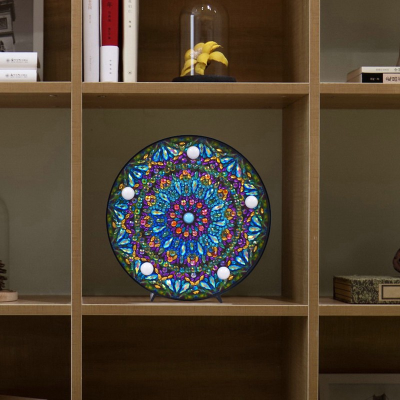 DIY Diamond Painting Night Light Special Shaped Mandala Diamond Painting