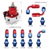 YESHMA EFI Fuel Pressure Regulator Kit 0-100psi with Gauge 6AN