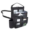 LUXJA Car Front Seat Organizer with Laptop and Tablet Storage