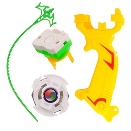 Battling Top Spinning Gyro Toy Set Includes Spinning Top and Launcher, Become the Champion of the Arena, Perfect Birthday Present for Children Boys Girls, Kids Aged 6+ (Battle Top, 1 Pack)