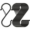 Waitkey 8 Pack S Hooks for Hanging, 3.5 inch Heavy