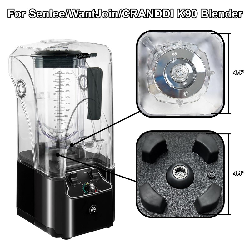 80 OZ Container Blender Pithcer Jar with Blade Replacement for