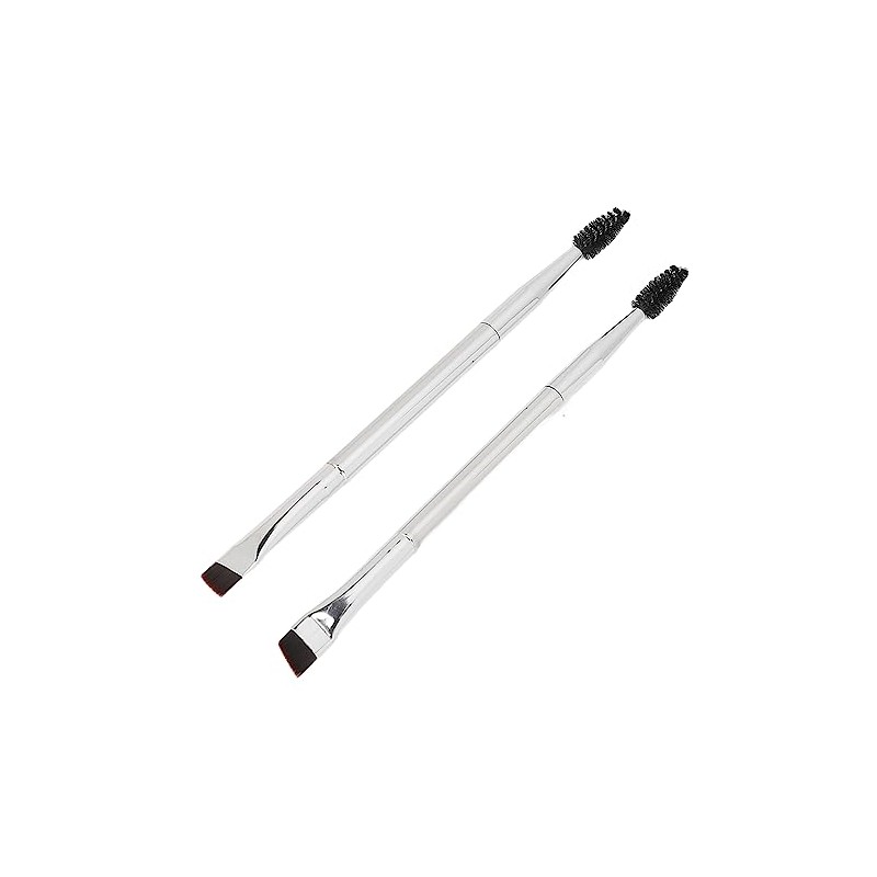 2 Piezas de Cepillo de Cejas de Doble Punta, Cepillo