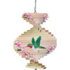 Hummingbird Wood Wind Spinner - Made in USA