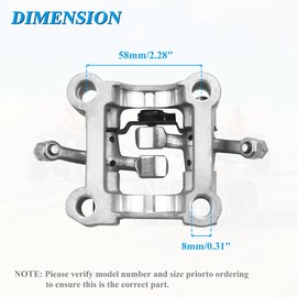 New Olym 58mm/2.28" Rocker Arms Camshaft Holder Assembly for GY6 180cc-230cc Scooter ATV High Lift Engine Rocker Arm Cam Shaft Holder Bracket Assembly