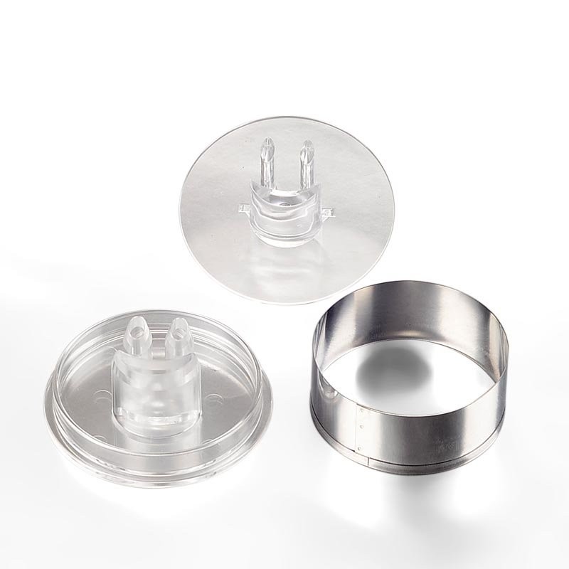 タイガークラウン クッキー型 シルバー クリア 71×71×42mm にこにこフェイス まる 抜型 顔 パーツ