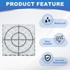 PATIKIL Survey Reflector Sheets 30x30mm, 12 Pcs Self-Adhesive Reflective Target