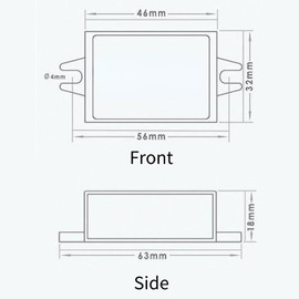 Fafeicy AC 12V 24V to DC 5V Buck Converter Power Supply Converter AC DC Power Supply Module IP67 for car Screen, Monitor Camera, Fan (1A)
