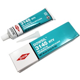 Dow 3145 RTV Mil-A-46146 Adhesive/Sealant, Clear, 90ml [3 Oz]​ Tube Silicone by Laoneer