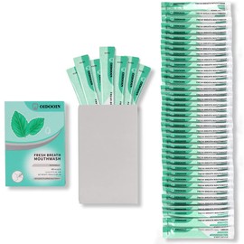 Travel Size Mouthwash Individual Mini Mouthwash for Fresh Breath,for After Meals, Hotels Portable Travel Mouth wash, Bulk Packets 0.4 Fl Oz(Pack of 40)