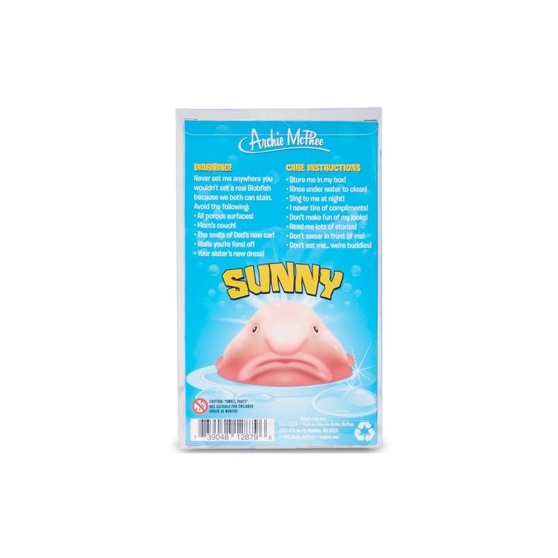 Accoutrements Sunny The Blobfish - Juguete novedoso - Juguete blando