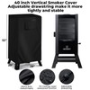 40-inch Vertical Smoker Cover, Compatible with Most of Vertical Smoker