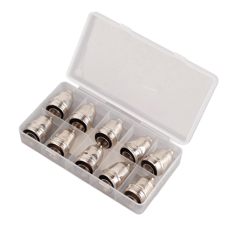 P80 Plasma Cutter Torch Electrode Nozzle Combination Set 20pcs (1.5mm