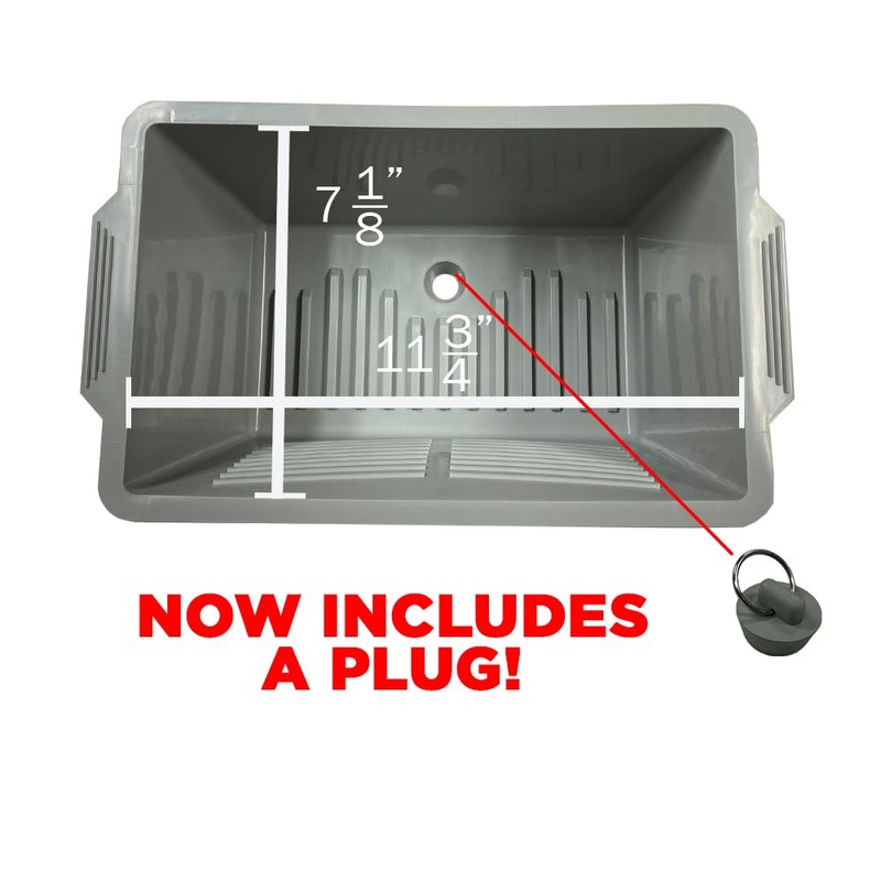 The Washbox Paint Tray for Brush Clean Up Large Insert