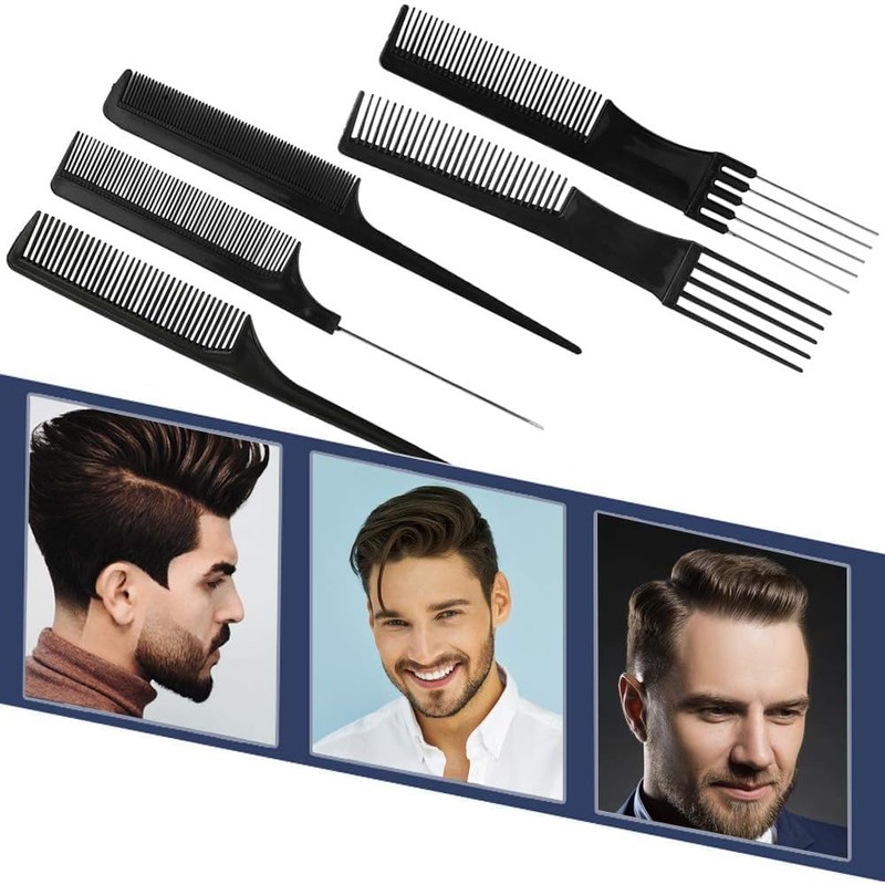 Kit 16 Cepillos Peines Cabello Peinado Peluquería Magic Clip De