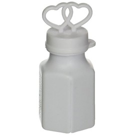 White Double Heart Bubbles - 24 Pieces