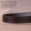 SOMSHU Men's Belt Full Grain Leather 1.6 Inch Width Casual