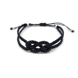 MYSTIC JEWELS - Kabbalah Concentric Knot Evil Eye Protection Good Luck Bracelet, Stone