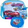 Get Trend Hot Wheels Water Bottle Lunch Bag and Lunch