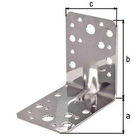 1 x heavy-duty angle bracket with rib., 335250
