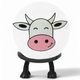 Cow Toilet Paper Holder for Bathroom Decor, Cow Toilet Paper Holder Free Standing, Animal Toilets Roll Holders Decorative, Tissue Holders For Bathrooms House Decor, Tissues Paper Organizer (White Cow)