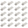 Skweawert 20 PCS AAA/Double-Positive Negative-one Stainless Steel Metal Battery Spring