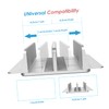CIYODO Space-Saving Tablet Rack Aluminum Alloy Laptop Rack Wide Base